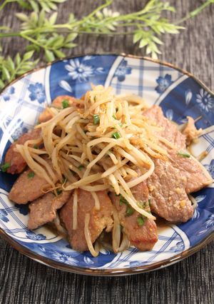 簡単！豚バラもやしのピリ辛味噌炒め-レシピのメイン写真