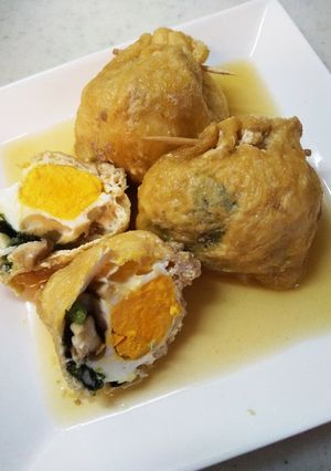 免疫力アップ♪栄養価の高い巾着煮（煮物）-レシピのメイン写真