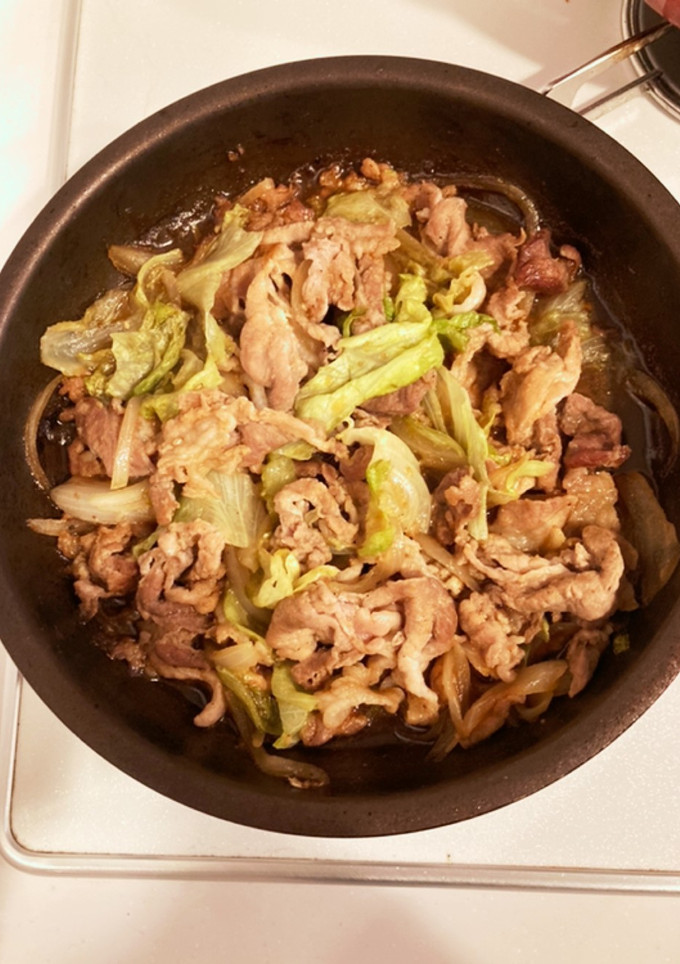 簡単★豚肉とレタス煮込み-レシピのメイン写真