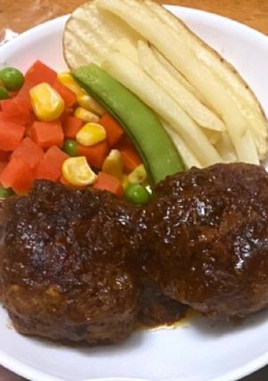 チーズinハンバーグ-レシピのメイン写真
