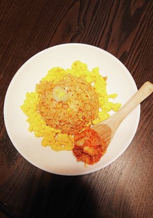 レンジでキムチチーズチャーハン☆-レシピのメイン写真