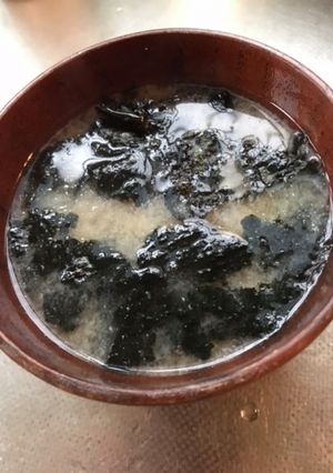 みんなに教えたい!焼き海苔味噌汁だワン-レシピのメイン写真