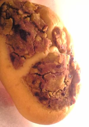 簡単：さつまいもとあずきのスポンジ焼き-レシピのメイン写真