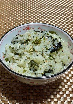 あこがれのわかめご飯-レシピのメイン写真