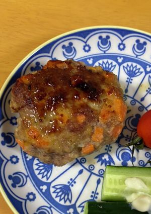 にんじんハンバーグ-レシピのメイン写真