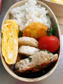 ニラもやしバーグ弁当-レシピのメイン写真
