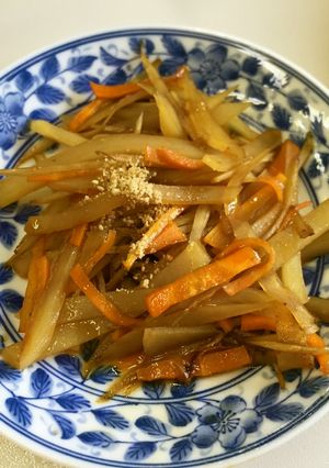 シャキシャキじゃがいも・ごぼうのきんぴら-レシピのメイン写真