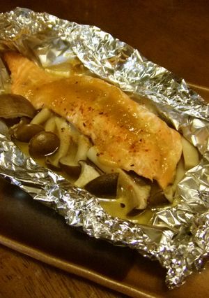 鮭のホイル焼き☆みそバター風味-レシピのメイン写真