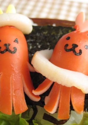 おめかしタコちゃん(お弁当)-レシピのメイン写真