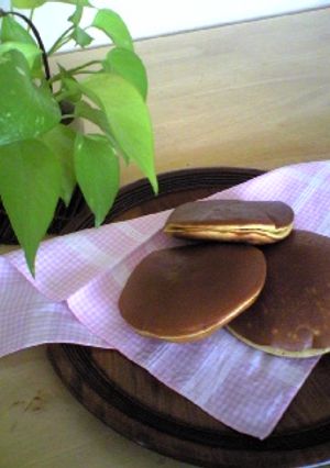 ♥どら焼き♥（ﾎｯﾄｹｰｷﾐｯｸｽ使用）-レシピのメイン写真
