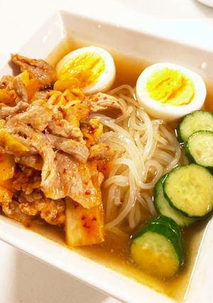 豚キムチ冷麺-レシピのメイン写真
