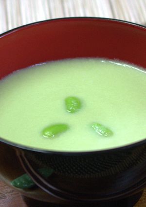 今日の味噌汁★枝豆のすり流し汁【動画】-レシピのメイン写真