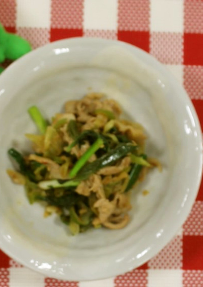 青じそと豚肉の炒めもの-レシピのメイン写真