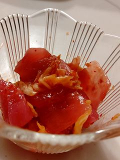 キムチとマグロの和え物-レシピのメイン写真