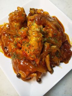 ハズレなし!手羽元のトマトソース煮込み-レシピのメイン写真