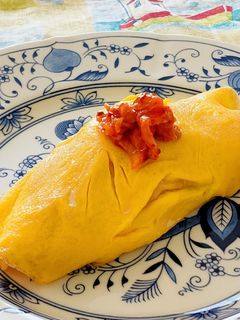とろりんチーズ入りオムキムチライス-レシピのメイン写真