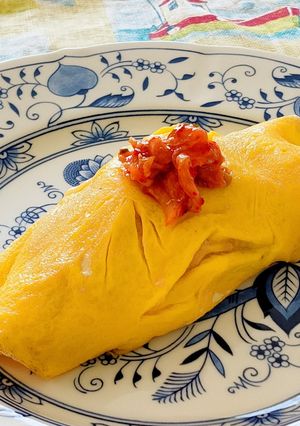とろりんチーズ入りオムキムチライス-レシピのメイン写真