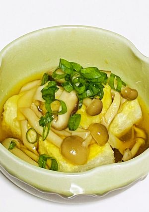 揚げ出し豆腐のきのこあんかけ-レシピのメイン写真