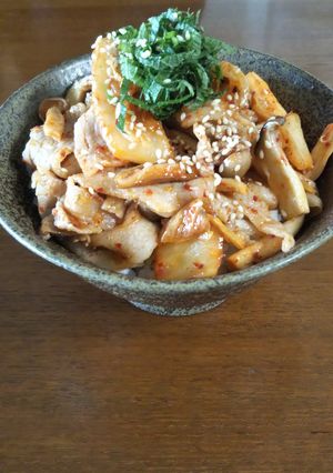 菌活☆きのこたっぷり豚キムチ-レシピのメイン写真