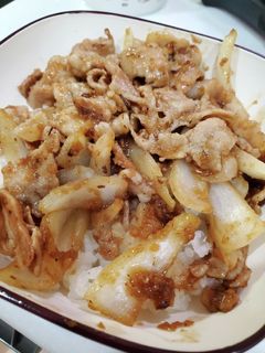 山わさび醤油漬けで豚焼肉丼-レシピのメイン写真