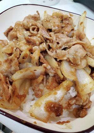 山わさび醤油漬けで豚焼肉丼-レシピのメイン写真