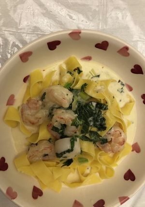 カジュン・シーフードパスタ-レシピのメイン写真
