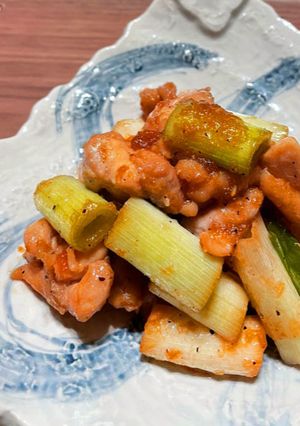 鶏肉とネギの焼き鳥風照焼き-レシピのメイン写真
