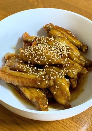 冷めても美味しい♡手羽中のピリ辛甘酢炒め-レシピのメイン写真