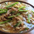 【 豚ニラ旨辛うどん 〗