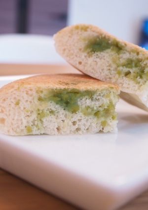 炊飯器で♪米粉と豆乳のずんだパンケーキ-レシピのメイン写真