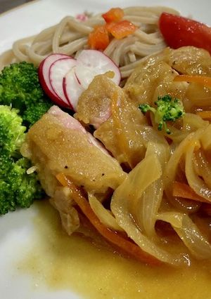 アレルギー対応 鍋一つで鶏肉オレンジ煮-レシピのメイン写真