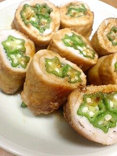 豚肉でオクラ巻き巻き~-レシピのメイン写真