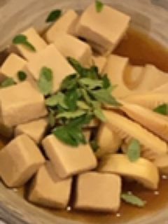筍の含め煮高野豆腐と共に-レシピのメイン写真