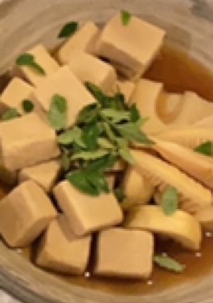 筍の含め煮高野豆腐と共に-レシピのメイン写真