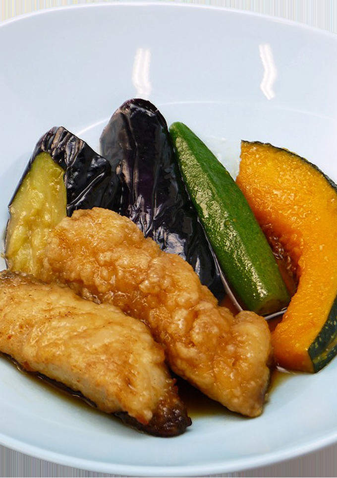 鯖と彩り夏野菜の揚げ浸し-レシピのメイン写真