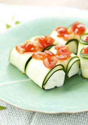 ズッキーニとミニトマトのひとくち豆腐-レシピのメイン写真