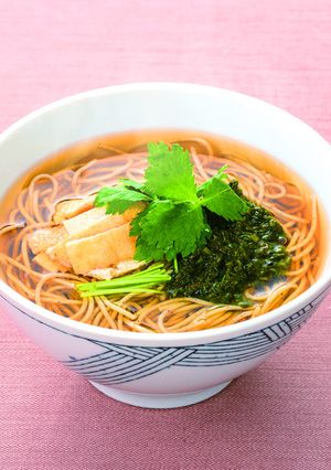 ぎばさきつね温麺-レシピのメイン写真