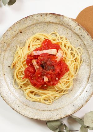 昆布屋のまかないトマトパスタ-レシピのメイン写真