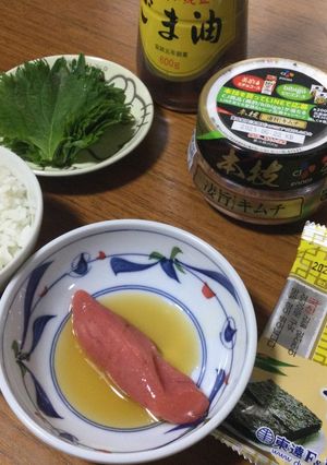 一人のお昼に⭐︎キムチとたらこで簡単ご飯-レシピのメイン写真