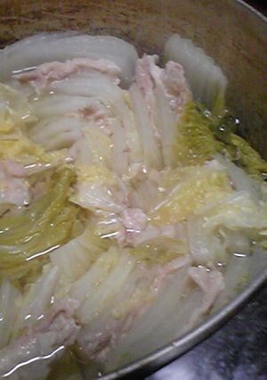 白菜があったら作ろう♪白菜の水炊き-レシピのメイン写真