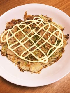 そうめんでお好み焼き-レシピのメイン写真