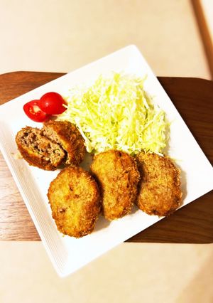 ガッツリ美味しい　メンチカツ-レシピのメイン写真