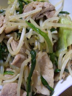 中華風・肉入り野菜炒め-レシピのメイン写真