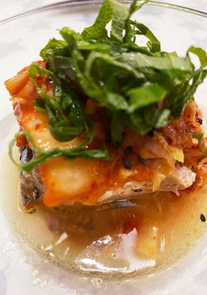 サバ缶とキムチで簡単おつまみ-レシピのメイン写真