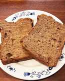 ココナッツ香るHBで作るクルミふすまパン