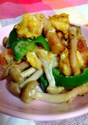 卵・ベーコン・野菜たちのコンソメ炒め-レシピのメイン写真