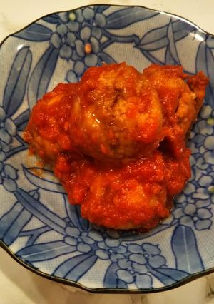 生おから入りミートボールのトマト煮-レシピのメイン写真
