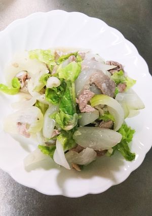 豚肉と春野菜の塩麹炒め-レシピのメイン写真