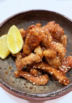 ゆかりのイブクロ　　豚肉のかりん揚げ-レシピのメイン写真