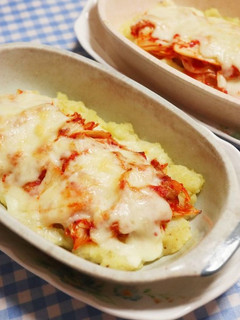 ポテチーズキムチグラタン-レシピのメイン写真
